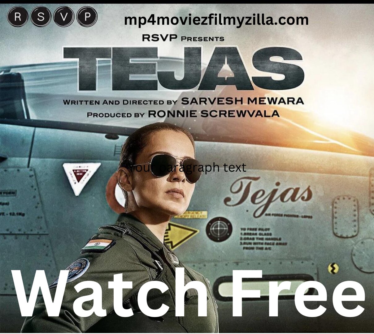 Tejas Movie watch free: mp4moviez filmyzilla Release date, cast, trailer and ticket price